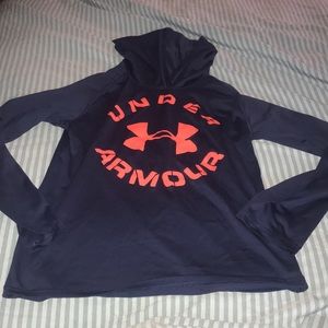 Under Armour | Youth XL | hooded long sleeve tee